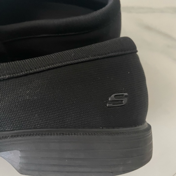 Skeches men's Dress Knit Relaxed Fit Black Shoes 10,5 - Picture 4 of 7